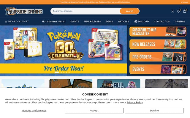 Screenshot of flipsidegaming.com