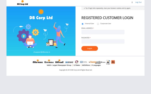 Screenshot of ads2db.com
