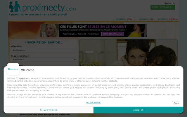 Screenshot of proximeety.com