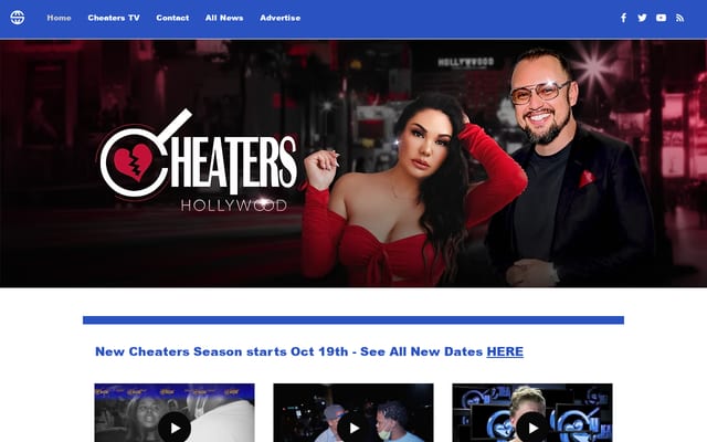 Screenshot of cheaters.com