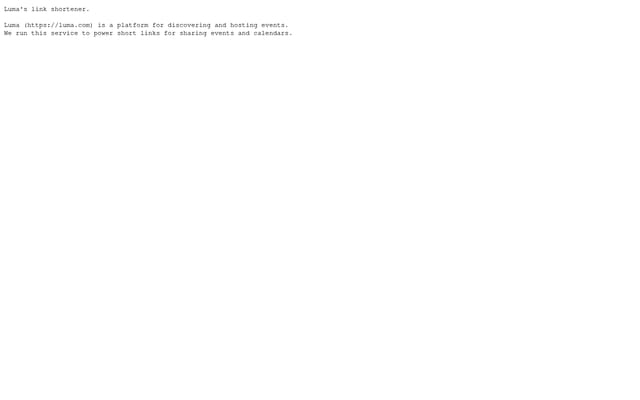 Screenshot of luma.link
