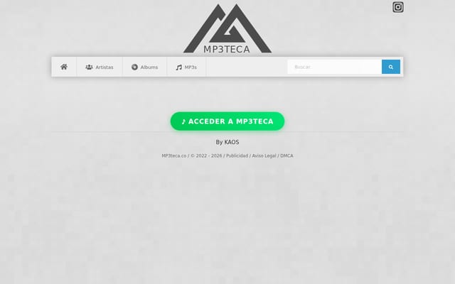 Screenshot of mp3teca.co