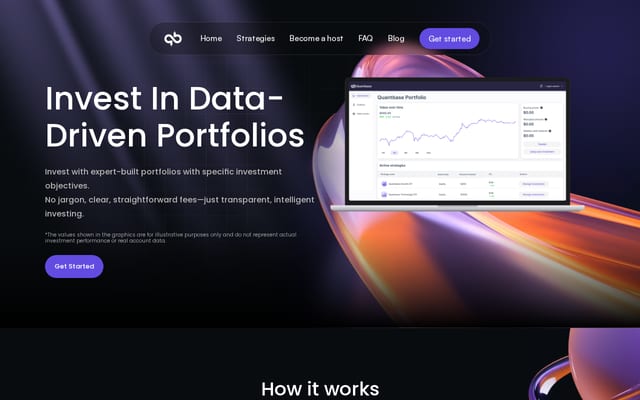Screenshot of getquantbase.com