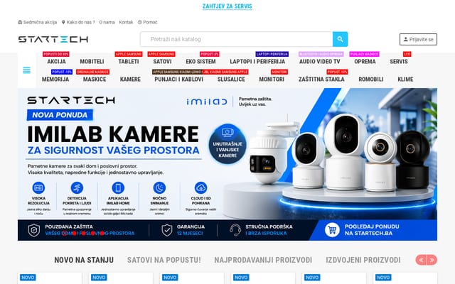 Screenshot of startech.ba