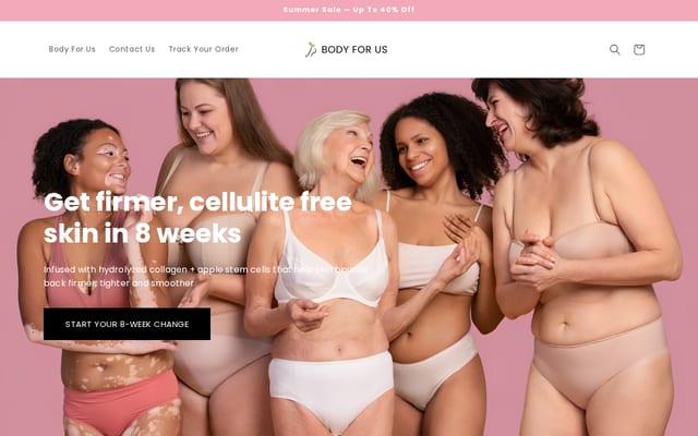 Screenshot of bodyandus.com