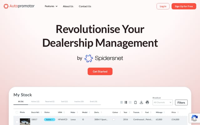 Screenshot of autopromotor.co.uk