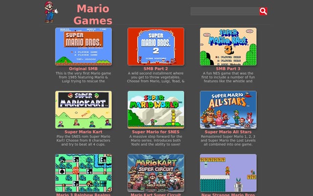 Screenshot of smbgames.be
