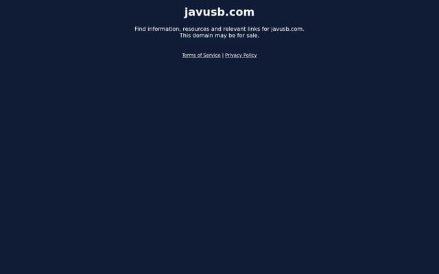 Screenshot of javusb.com