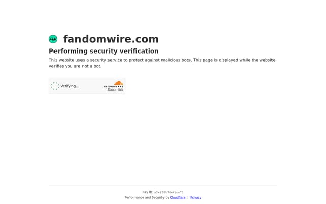 Screenshot of fandomwire.com