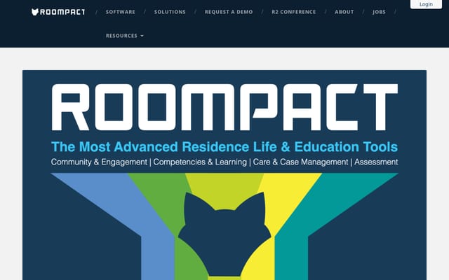 Screenshot of roompact.com