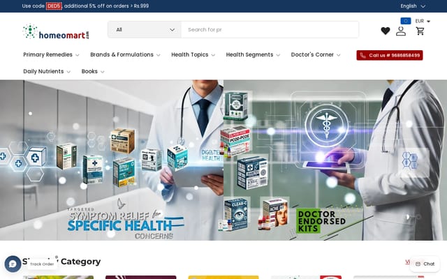 Screenshot of homeomart.com