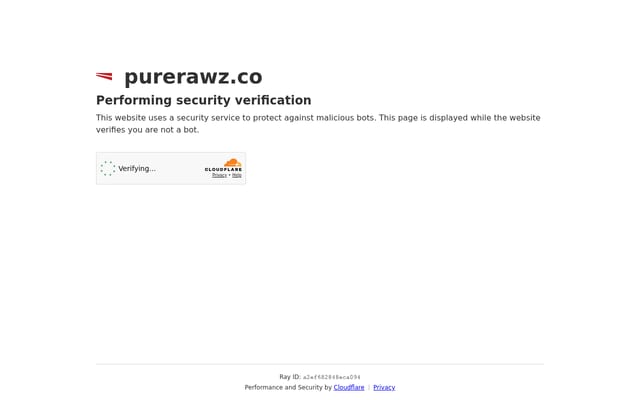 Screenshot of purerawz.co