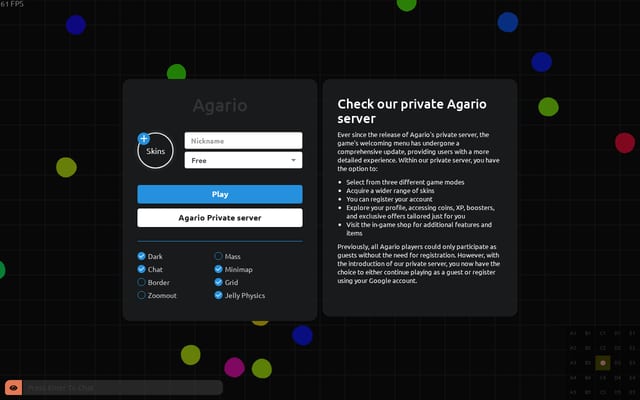 Screenshot of agario-play.com