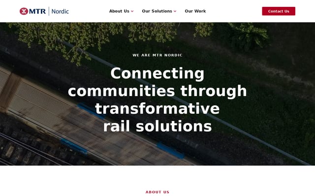 Screenshot of mtr.se