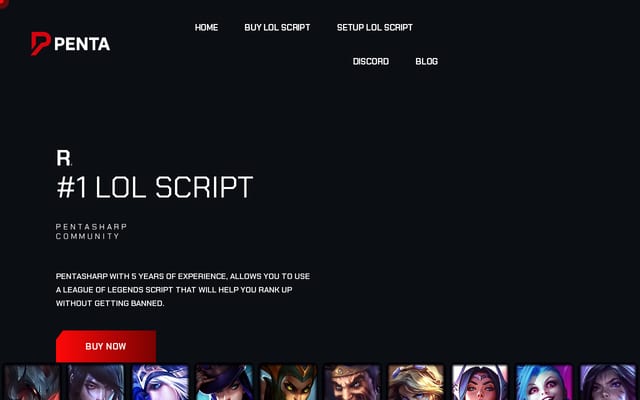 Screenshot of pentasharp.com