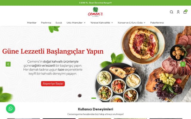 Screenshot of cemens.com.tr