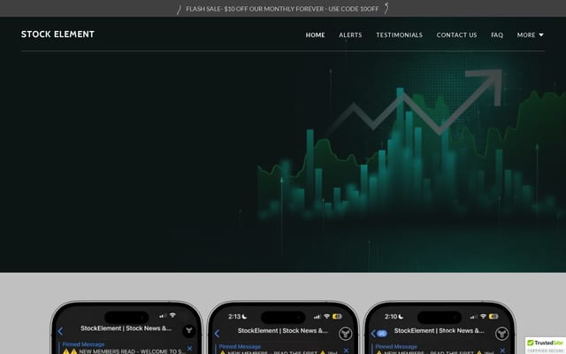 Screenshot of stockelement.co
