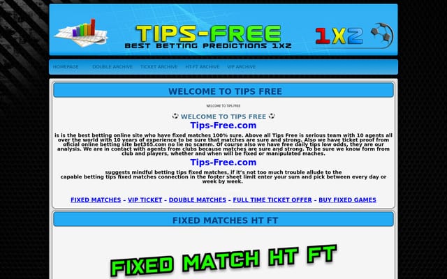 Screenshot of tips-free.com