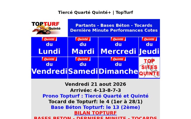 Screenshot of topturf.fr