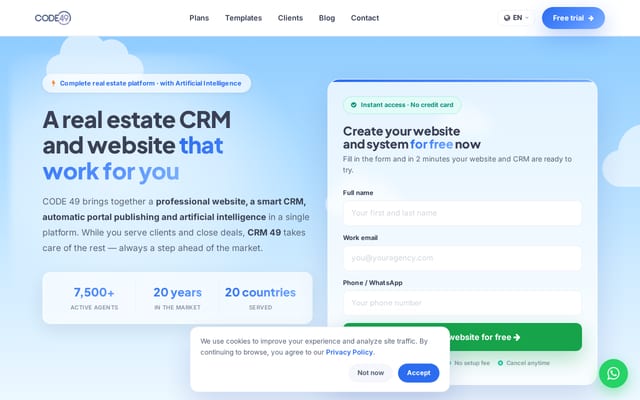 Screenshot of flex49.com