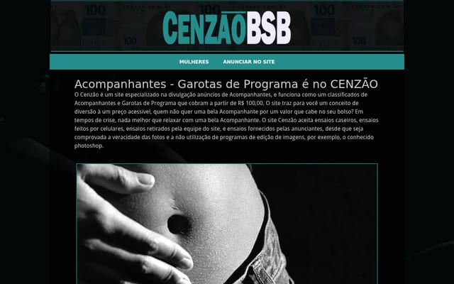 Screenshot of cenzao.com.br