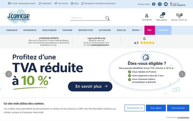 Screenshot of josmose.fr
