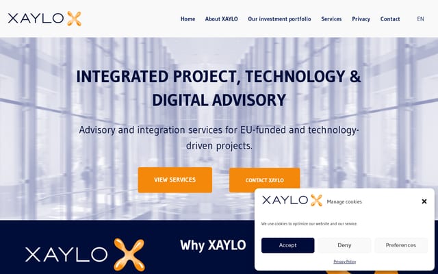 Screenshot of xaylo.eu