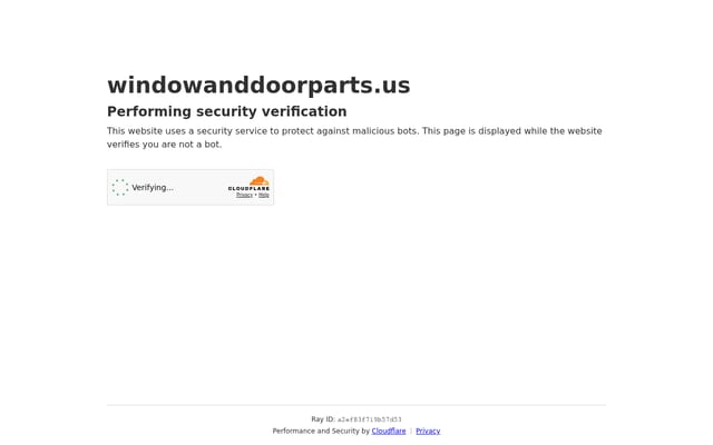 Screenshot of windowanddoorparts.us