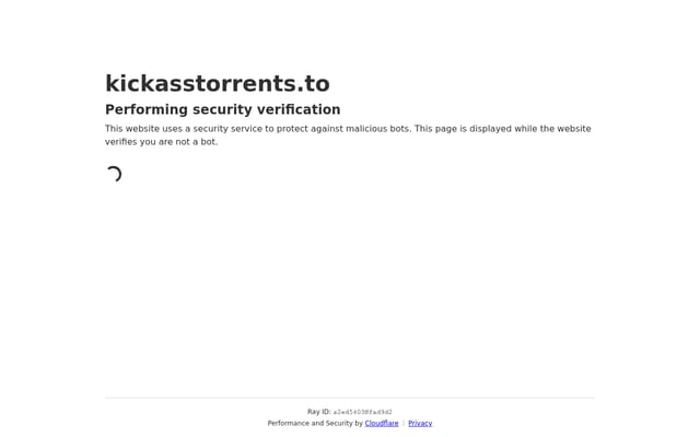 Screenshot of kickasstorrents.to