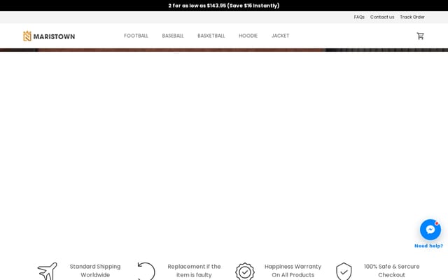 Screenshot of maristown.com
