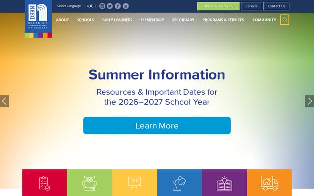 Screenshot of dsbn.org