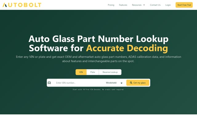 Screenshot of myautobolt.com