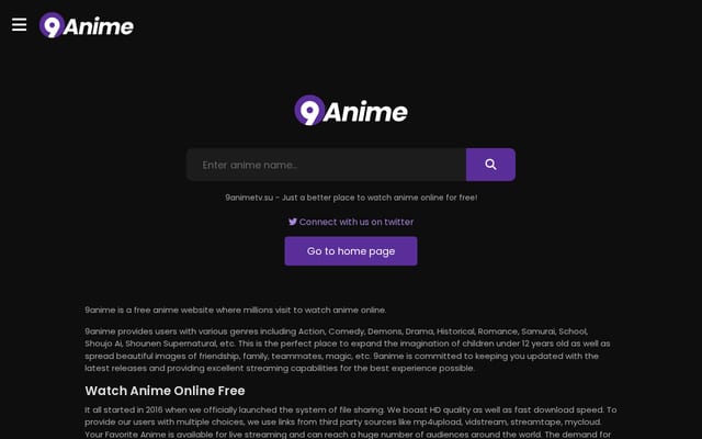 Screenshot of 9animetv.su
