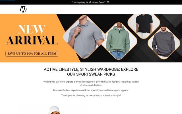 Screenshot of wandystore.com