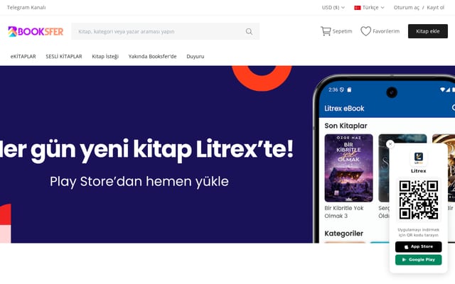 Screenshot of booksfer.net