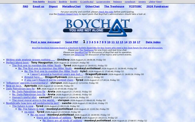 Screenshot of boychat.org