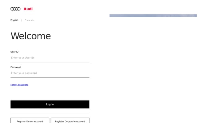 Screenshot of accessaudi.com