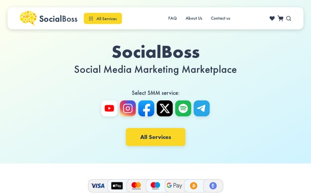Screenshot of socialboss.org