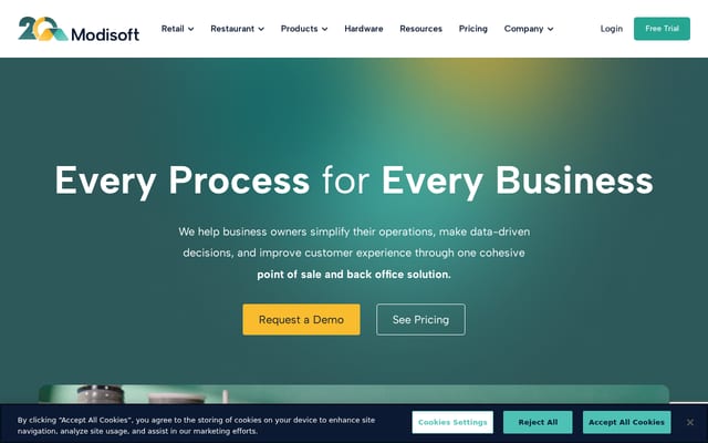 Screenshot of modisoft.com