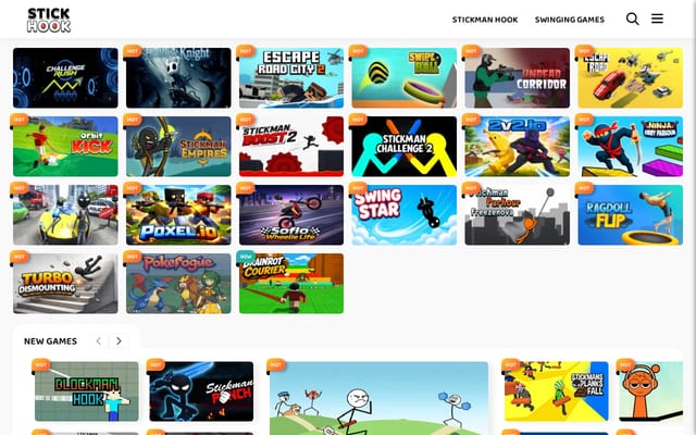 Screenshot of stickhook.io
