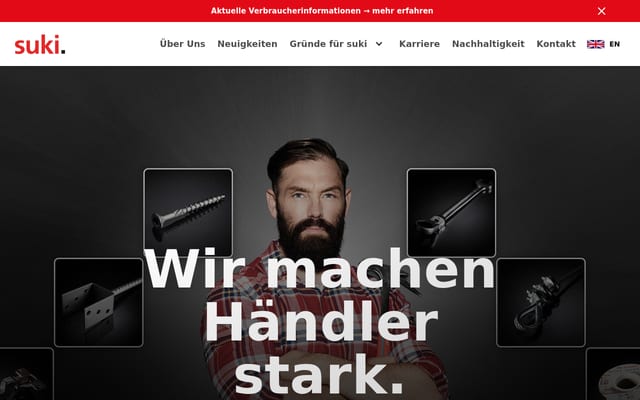 Screenshot of suki.com