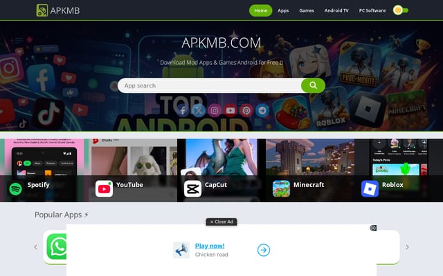 Screenshot of apkmb.com