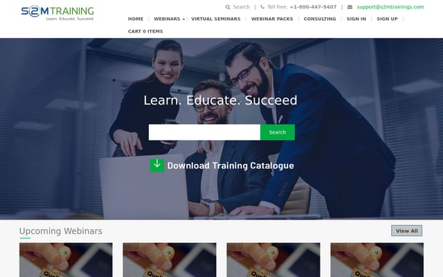 Screenshot of s2mtraining.com