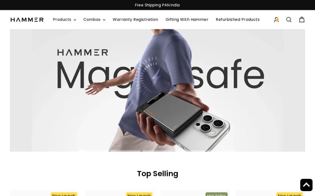 Screenshot of hammeronline.in