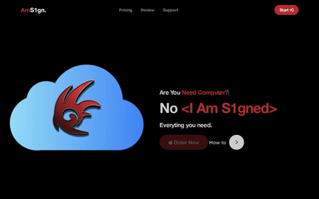 Screenshot of ams1gn.id