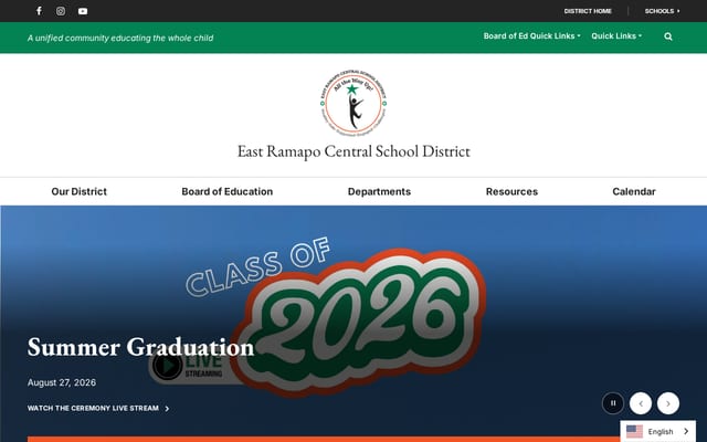 Screenshot of ercsd.org