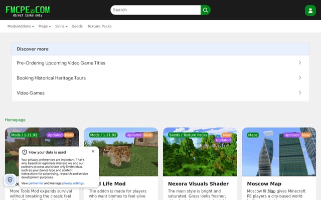 Screenshot of fmcpe.com