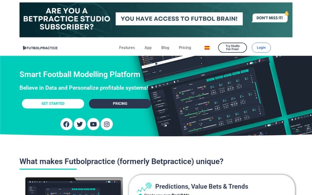 Screenshot of betpractice.com