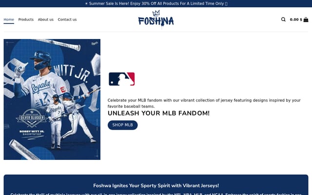 Screenshot of foshwa.com