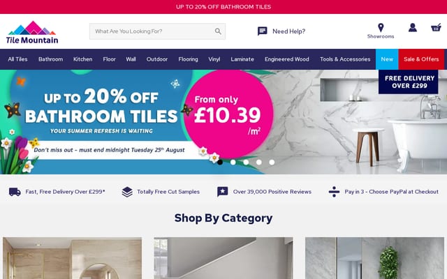 Screenshot of tilemountain.co.uk